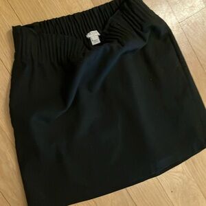 J Crew Black wool mini Skirt - size 2